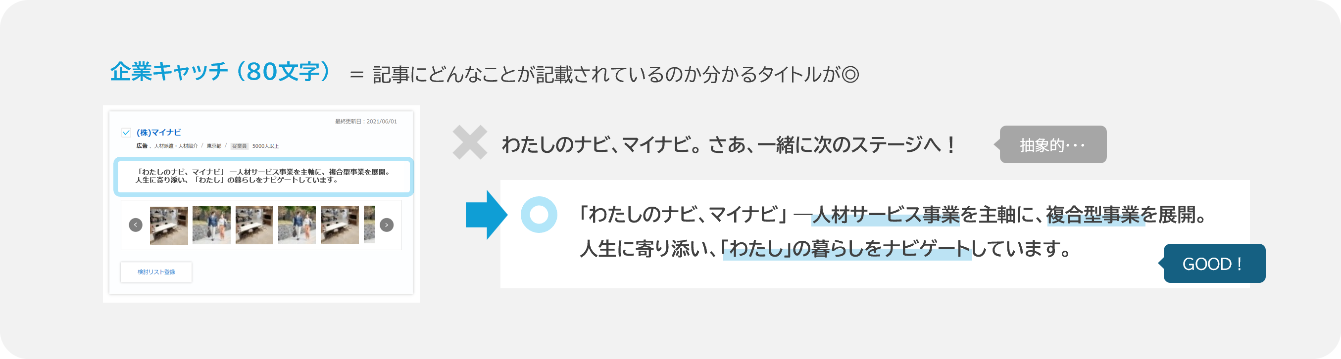エントリーにつながりやすい原稿とは４